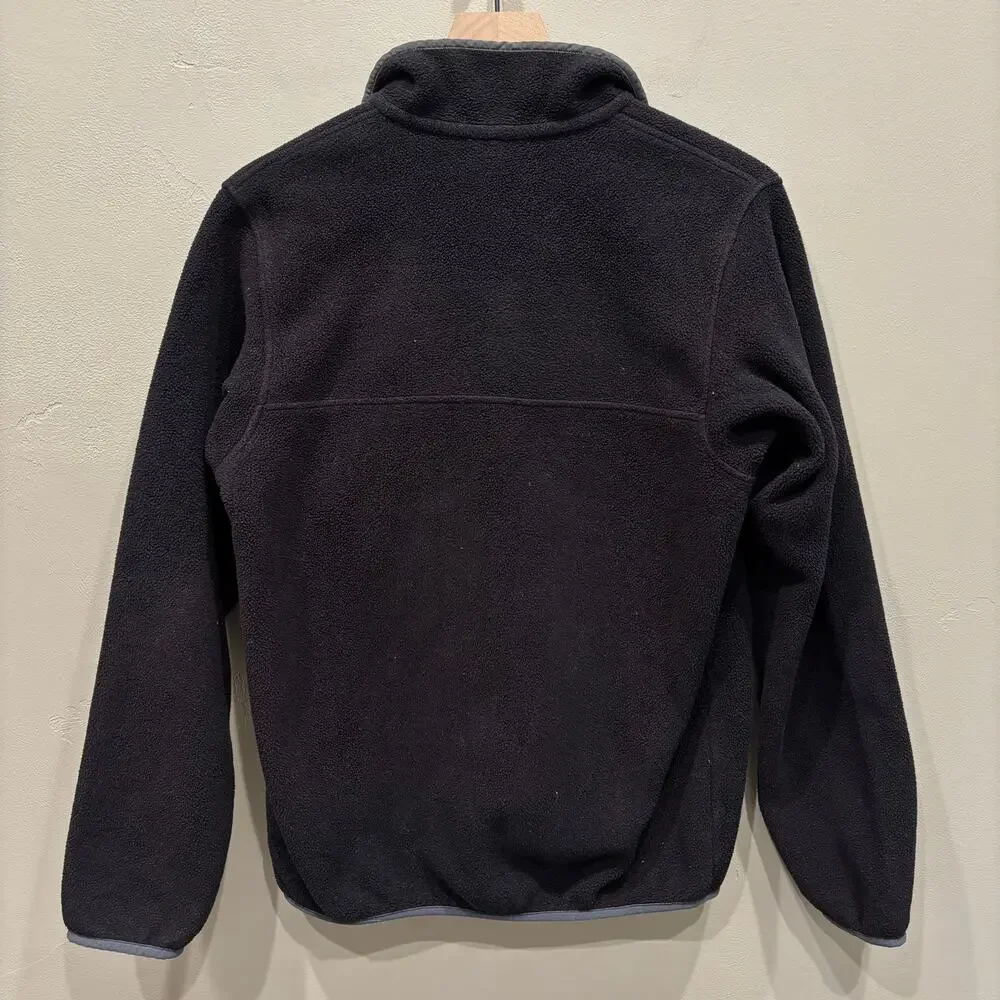 Patagonia Women's Synchilla Snap-T Fleece Pullover Black - Size: Medium - Picture 2 of 10